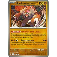 054 / 131 Ursaluna Luna Cremisi Rara foil reverse Poke Ball (IT) -NEAR MINT-