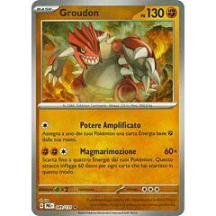 049 / 131 Groudon Rara foil reverse Poke Ball (IT) -NEAR MINT-