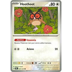 077 / 131 Hoothoot Comune normale (IT) -NEAR MINT-