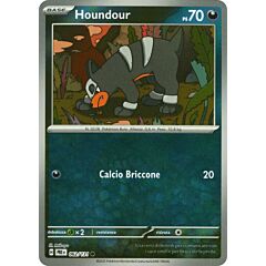 062 / 131 Houndour Comune foil reverse Poke Ball (IT) -NEAR MINT-