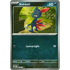 061 / 131 Sneasel Comune foil reverse Poke Ball (IT) -NEAR MINT-