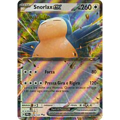 076 / 131 Snorlax ex Rara Ex foil (IT) -NEAR MINT-