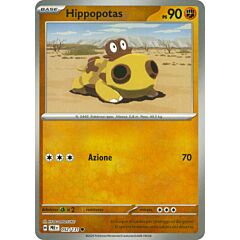 052 / 131 Hippopotas Comune foil reverse Poke Ball (IT) -NEAR MINT-