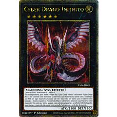 RA04-IT068 Cyber Drago Infinito Rara Segreta Quarto di Secolo 1a Edizione (IT) -NEAR MINT-
