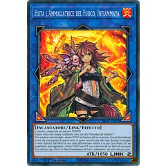 RA04-IT074 Hiita l'Ammaliatrice del Fuoco, Infiammata Super Rara 1a Edizione (IT) -NEAR MINT-