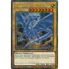 RA04-IT108 Drago Bianco Occhi Blu  (Versione Alternativa) Rara Segreta Quarto di Secolo 1a Edizione (IT) -NEAR MINT-
