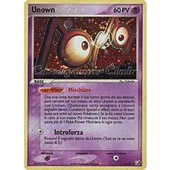 N / 28 Unown rara foil (IT) -NEAR MINT-