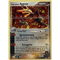 07 / 95 Team Magma Aggron rara foil (IT)  -GOOD-