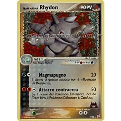 11 / 95 Team Magma Rhydon rara foil (IT) -NEAR MINT-