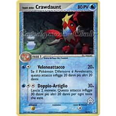 14 / 95 Team Idro Crawdaunt rara (IT) -NEAR MINT-