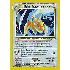 014 / 105 Light Dragonite rara foil unlimited (IT) -NEAR MINT-