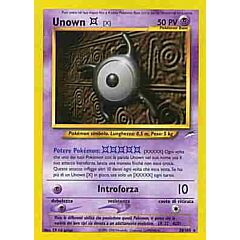 030 / 105 Unown X rara unlimited (IT) -NEAR MINT-