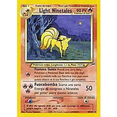 050 / 105 Light Ninetales non comune unlimited (IT) -NEAR MINT-