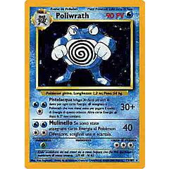 013 / 102 Poliwrath rara foil unlimited (IT) -NEAR MINT-