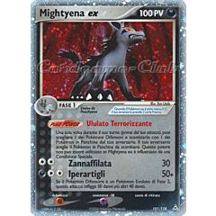 101 / 110 Mightyena EX rara ex foil (IT) -NEAR MINT-
