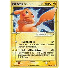 104 / 110 Pikachu rara "star" foil (IT) -NEAR MINT-