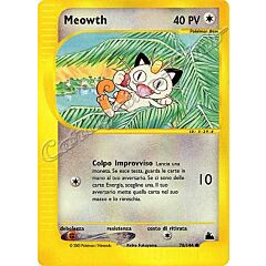078 / 144 Meowth comune (IT) -NEAR MINT-