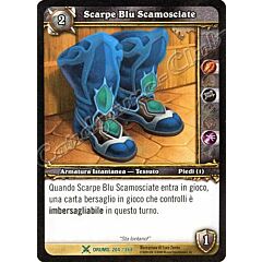 DRUMS 204 / 268 Scarpe Blu Scamosciate non comune -NEAR MINT-