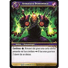 ILLIDAN 099 / 252 Armatura Demoniaca non comune -NEAR MINT-