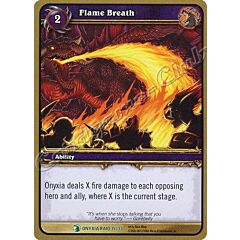 ONYXIA RAID 15/33 Flame Breath non comune -NEAR MINT-