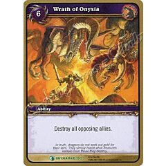 ONYXIA RAID 33/33 Wrath of Onyxia non comune -NEAR MINT-