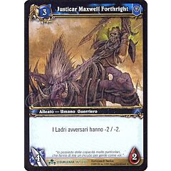 SCOURGEWAR 142 / 270 Justicar Maxwell Forthright non comune -NEAR MINT-