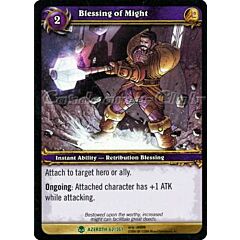 AZEROTH 062 / 361 Blessing of Might non comune -NEAR MINT-