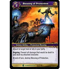 AZEROTH 063 / 361 Blessing of Protection non comune -NEAR MINT-