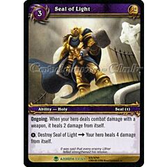 AZEROTH 073 / 361 Seal of Light non comune -NEAR MINT-