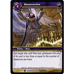 AZEROTH 086 / 361 Resurrection rara -NEAR MINT-