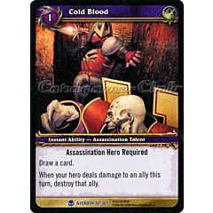 AZEROTH 092 / 361 Cold Blood rara -NEAR MINT-
