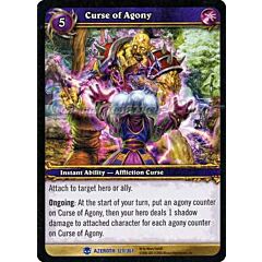 AZEROTH 121 / 361 Curse of Agony rara -NEAR MINT-