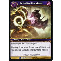 AZEROTH 124 / 361 Forbidden Knowledge rara -NEAR MINT-