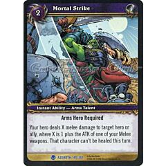 AZEROTH 145 / 361 Mortal Strike rara -NEAR MINT-