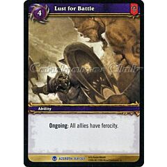 AZEROTH 154 / 361 Lust for Battle rara -NEAR MINT-
