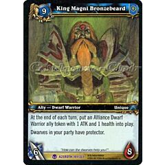 AZEROTH 191 / 361 King Magni Bronzebeard epica -NEAR MINT-