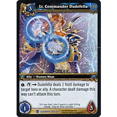 AZEROTH 203 / 361 Lt. Commander Dudefella rara -NEAR MINT-