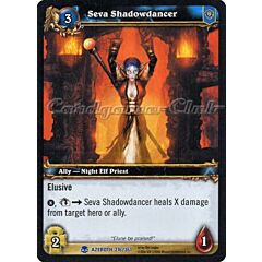 AZEROTH 216 / 361 Seva Shadowdancer rara -NEAR MINT-