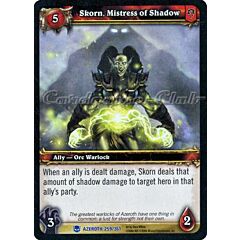 AZEROTH 259 / 361 Skorn, Mistress of Shadow rara -NEAR MINT-