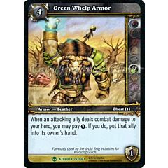 AZEROTH 291 / 361 Green Whelp Armor non comune -NEAR MINT-