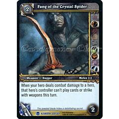 AZEROTH 320 / 361 Fang of the Crystal Spider rara -NEAR MINT-