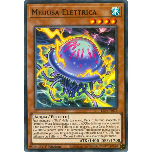 LED9-IT019 Medusa Elettrica super rara 1a Edizione (IT) -NEAR MINT-