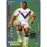 5 Roberto Baggio  soprastampa logo football champions promo foil -NEAR MINT-