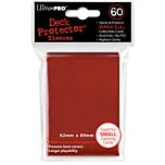Proteggi carte mini pacchetto da 60 bustine 62mm x 89mm Rosso