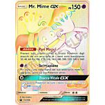 173 / 168 Mr. Mime GX rara segreta foil (IT) -NEAR MINT-