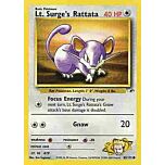 082 / 132 Lt. Surge's Rattata comune unlimited (EN) -NEAR MINT-