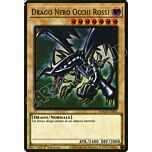 MAGO-IT003 Drago Nero Occhi Rossi premium rara oro 1a Edizione (IT) -NEAR MINT-