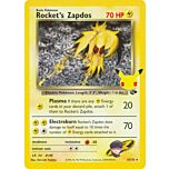 15 / 132 Rocket's Zapdos Rara Segreta Holo Foil (EN) -NEAR MINT-