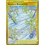 213/189 Sentiero Biancacima Rara Segreta Gold foil (IT) -NEAR MINT-