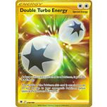 216/189 Double Turbo Energy Rara Segreta Gold foil (EN) -NEAR MINT-